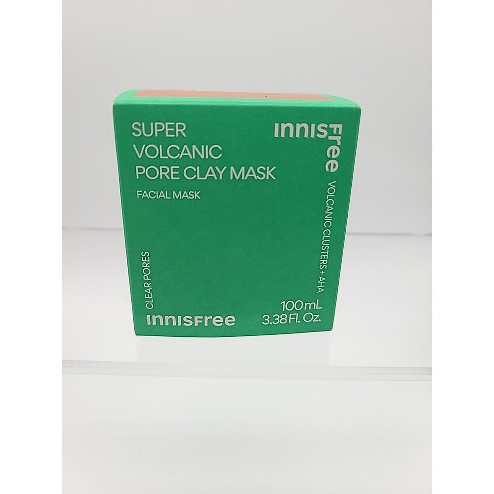 Innisfree Super Volcanic Pore Clay Mask with AHA 100ml 3.38oz Face Mask NIB